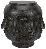 NOIR Multi-Face Stool Black Fiber Cement