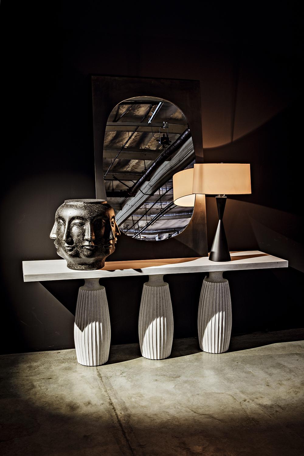 NOIR Multi-Face Stool Black Fiber Cement