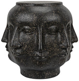NOIR Multi-Face Stool Black Fiber Cement
