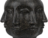 NOIR Multi-Face Stool Black Fiber Cement
