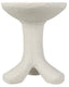 NOIR Laramy Side Table White Fiber Cement