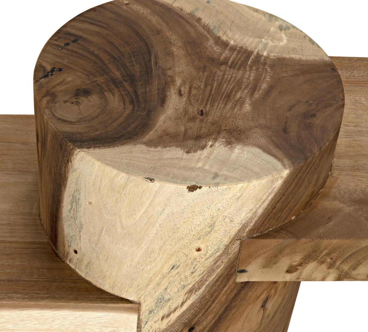 NOIR Tabula Side Table Munggur Wood