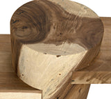 NOIR Tabula Side Table Munggur Wood