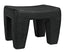 NOIR Sumo Stool Black Burnt