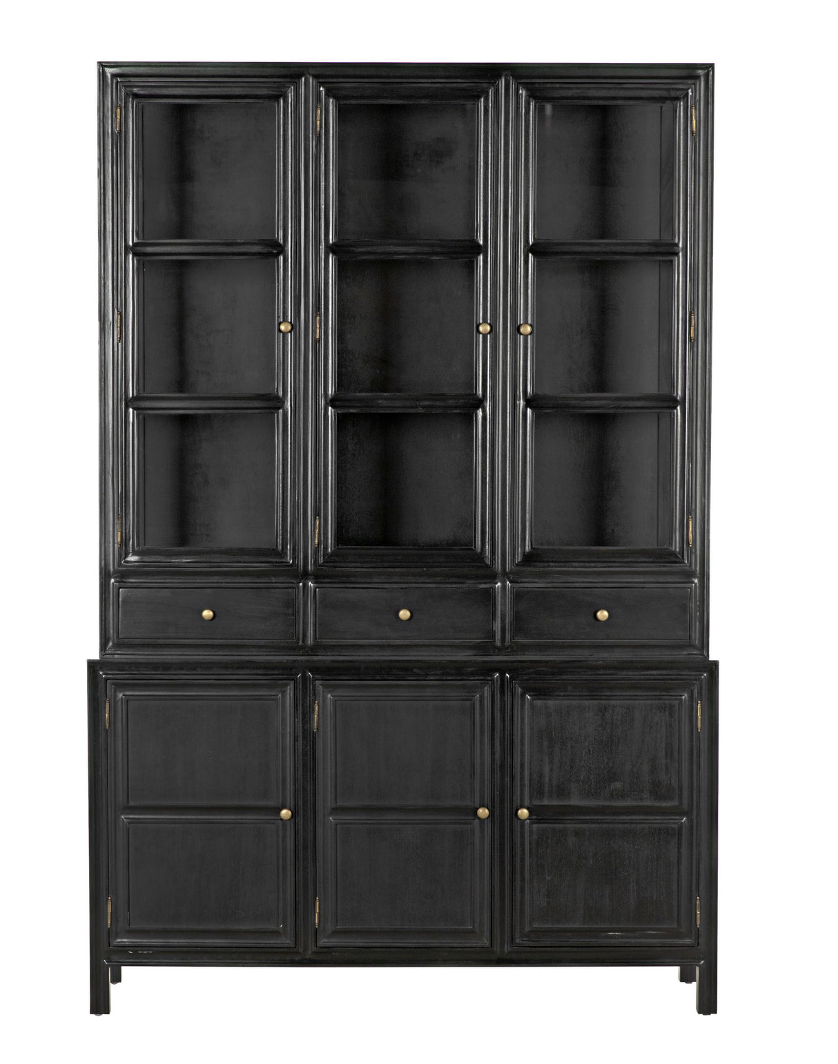 NOIR Colonial Hutch Hand Rubbed Black