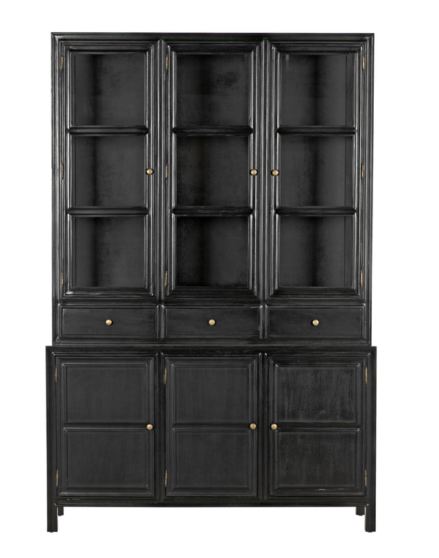 NOIR Colonial Hutch Hand Rubbed Black