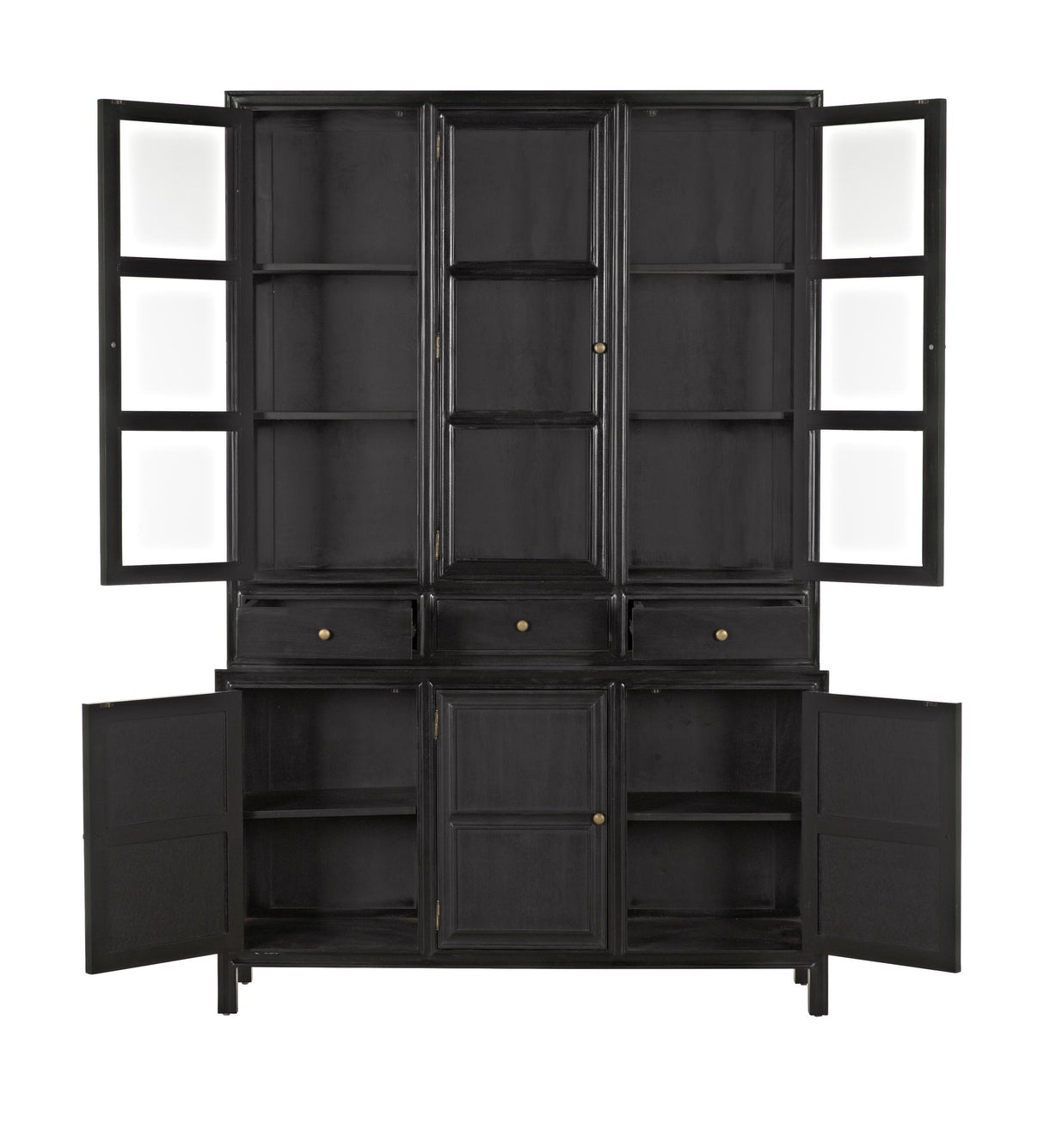NOIR Colonial Hutch Hand Rubbed Black