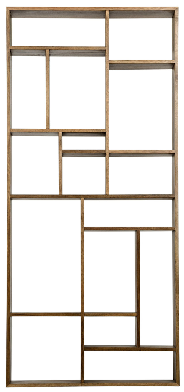 NOIR Malic Shelf Dark Walnut
