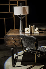 NOIR Malic Shelf Dark Walnut