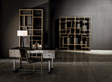 NOIR Malic Shelf Dark Walnut