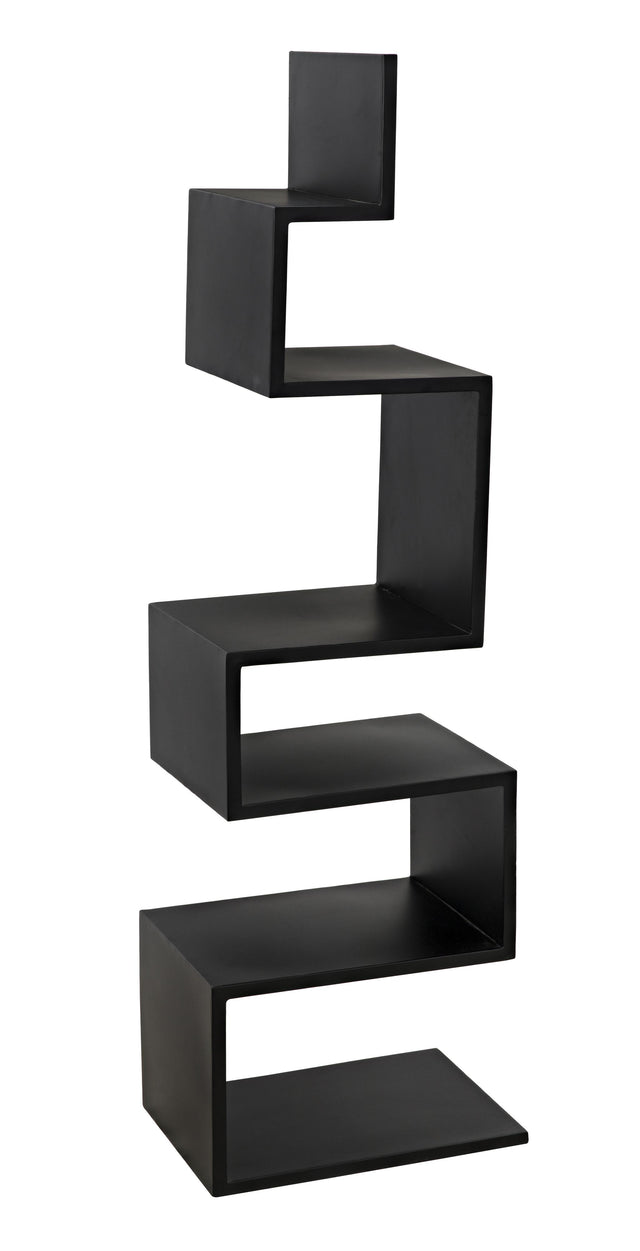 NOIR Laszlo Bookcase Black Steel