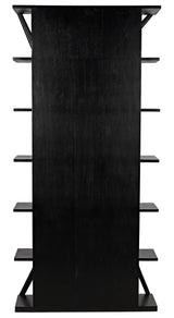 NOIR Vetra Bookcase Hand Rubbed Black