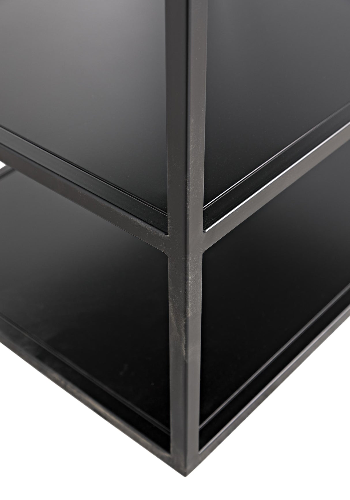 NOIR Downtown A Bookcase Black Metal