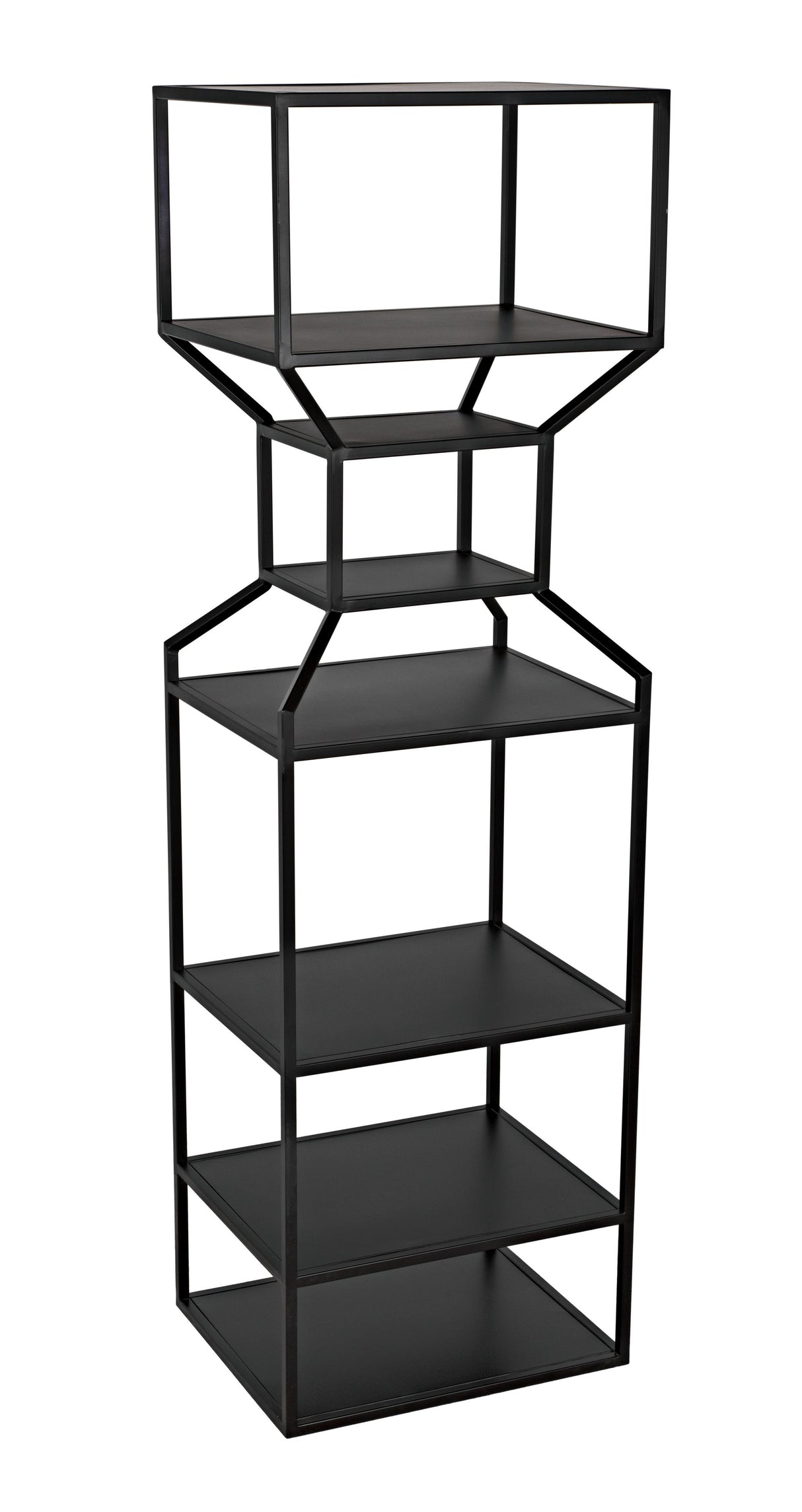 NOIR Downtown A Bookcase Black Metal