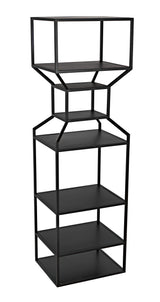 NOIR Downtown A Bookcase Black Metal