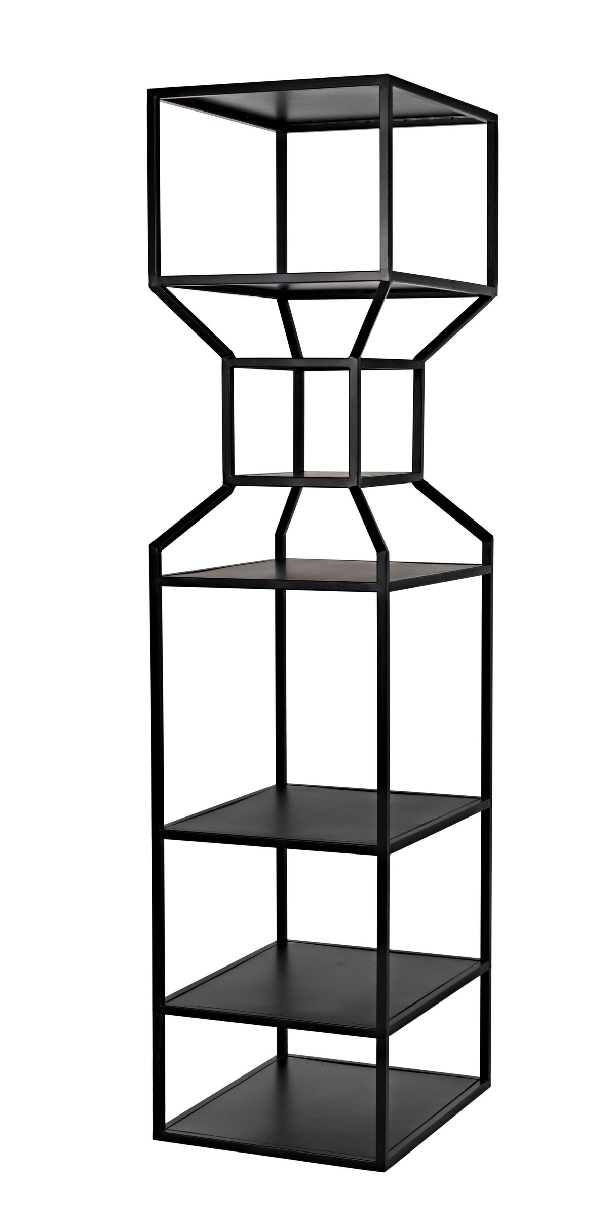 NOIR Downtown A Bookcase Black Metal