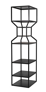 NOIR Downtown A Bookcase Black Metal
