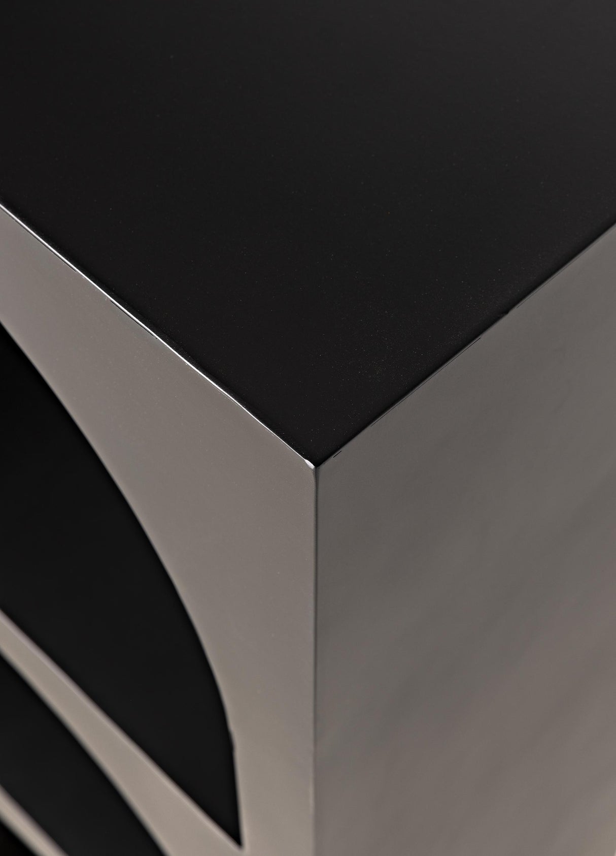 NOIR Aqueduct Bookcase A Black Metal