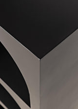 NOIR Aqueduct Bookcase A Black Metal