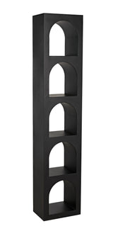 NOIR Aqueduct Bookcase C Black Metal