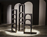 NOIR Aqueduct Bookcase C Black Metal