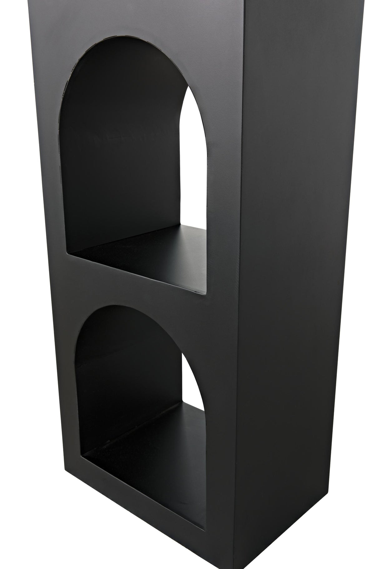 NOIR Aqueduct Bookcase C Black Metal