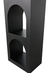 NOIR Aqueduct Bookcase C Black Metal