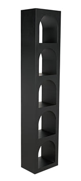 NOIR Aqueduct Bookcase C Black Metal