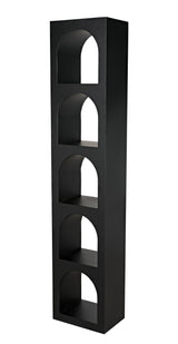 NOIR Aqueduct Bookcase C Black Metal