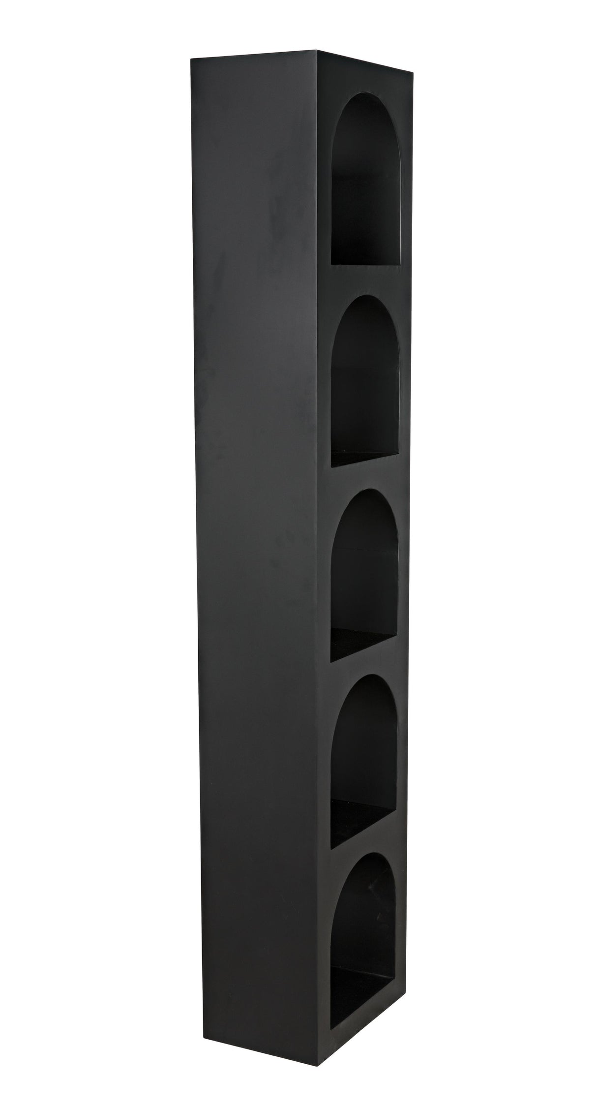 NOIR Aqueduct Bookcase C Black Metal