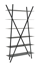 NOIR Siddhartha Bookcase Black Metal