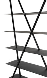 NOIR Siddhartha Bookcase Black Metal