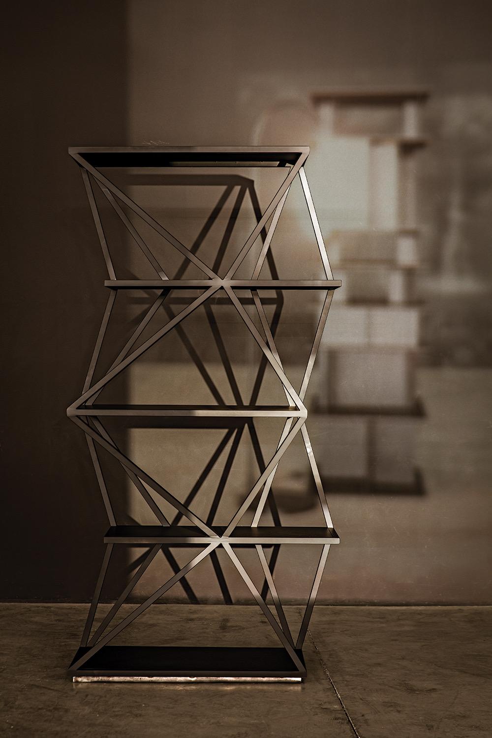 NOIR Pisa Shelf Black Steel