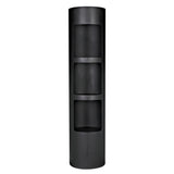 NOIR Reverso Bookcase Black Steel