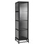 NOIR Chandler Tall Cabinet Black Steel