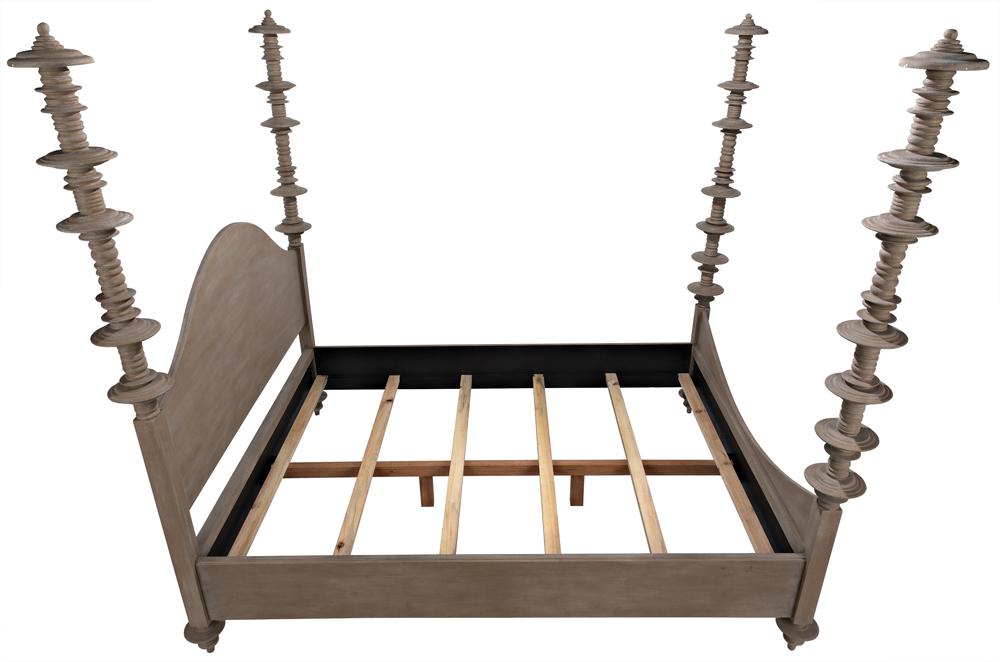 NOIR Ferrett Bed Cal-King Weathered