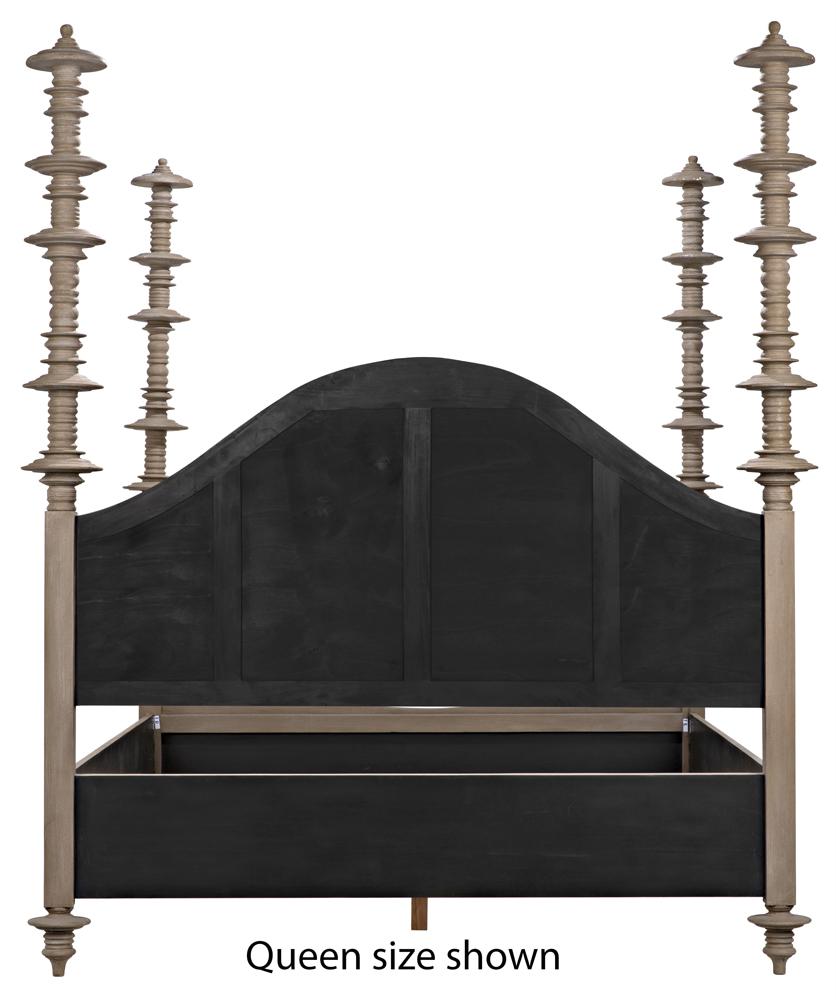 NOIR Ferrett Bed Cal-King Weathered