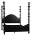 NOIR Ferret Bed Eastern King Hand Rubbed Black