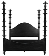 NOIR Ferret Bed Eastern King Hand Rubbed Black