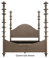 NOIR Ferret Bed Eastern King Weathered