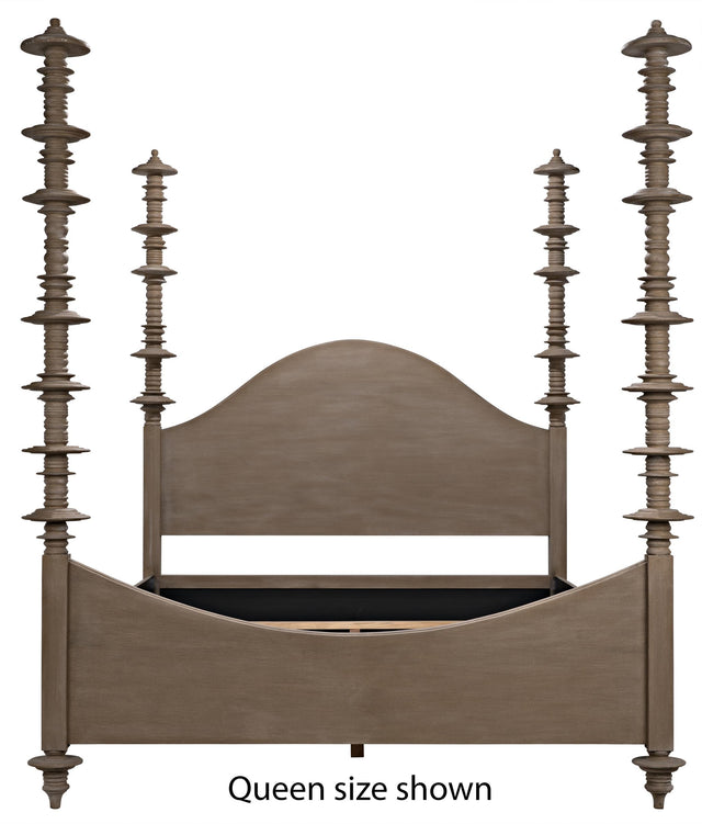 NOIR Ferret Bed Eastern King Weathered