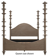 NOIR Ferret Bed Eastern King Weathered