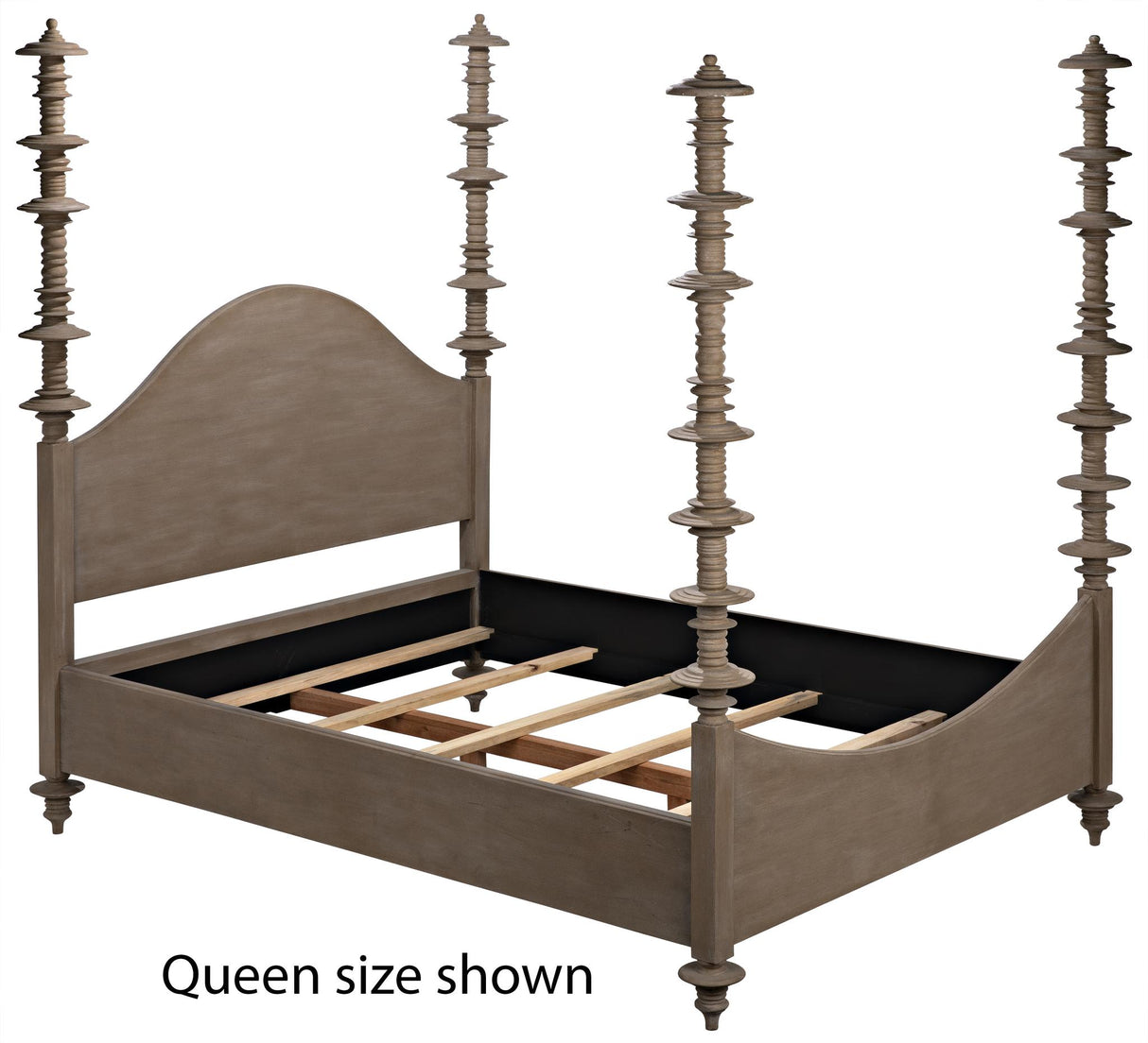 NOIR Ferret Bed Eastern King Weathered