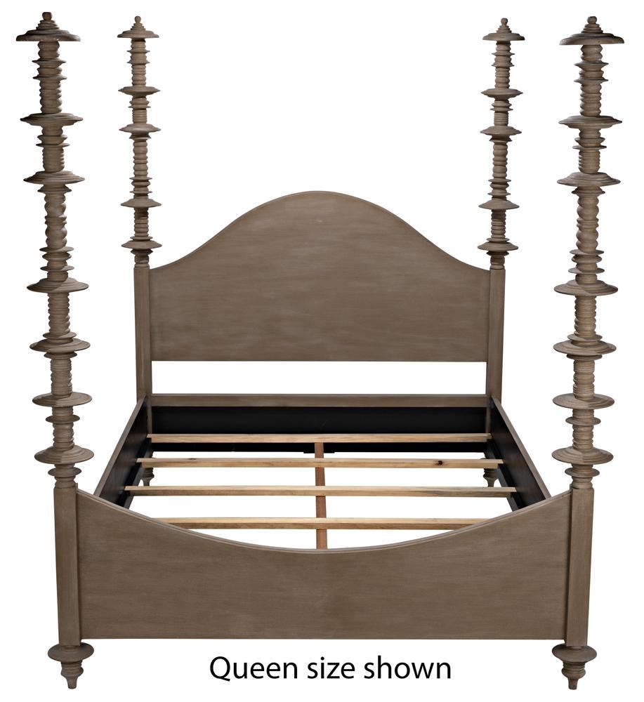 NOIR Ferret Bed Eastern King Weathered