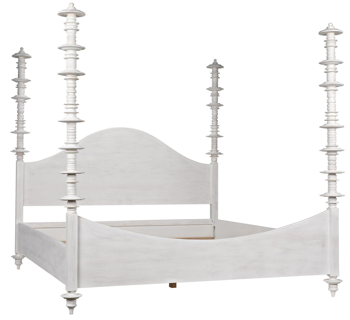 NOIR Ferret Bed Eastern King White Wash