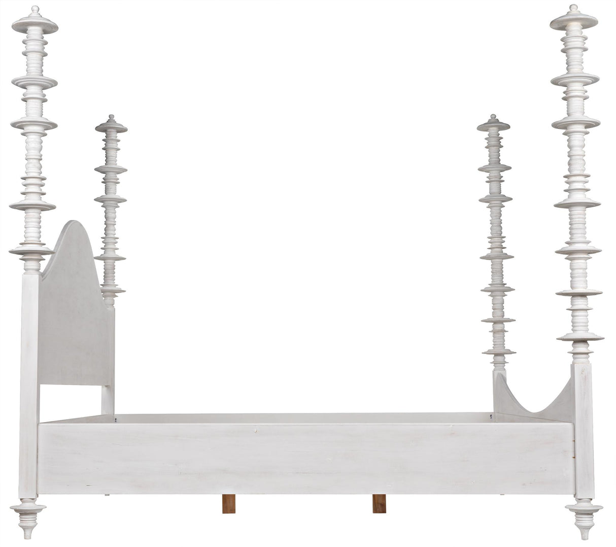 NOIR Ferret Bed Eastern King White Wash