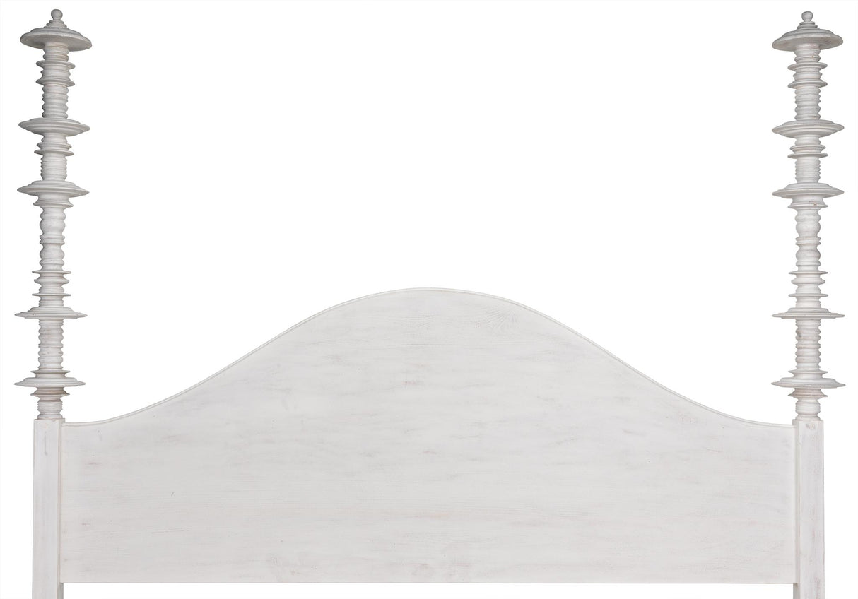 NOIR Ferret Bed Eastern King White Wash