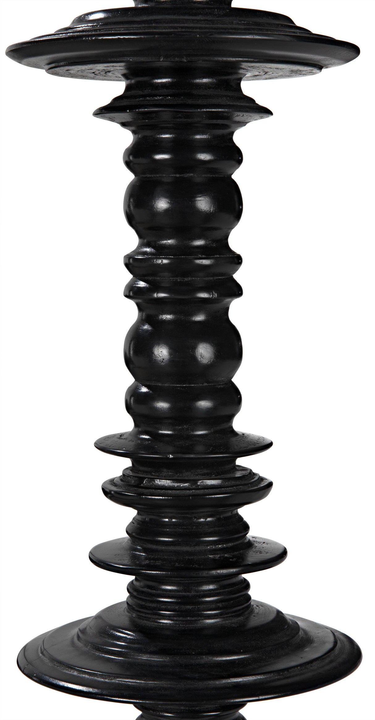 NOIR Ferret Bed Queen Hand Rubbed Black