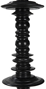 NOIR Ferret Bed Queen Hand Rubbed Black