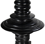 NOIR Ferret Bed Queen Hand Rubbed Black